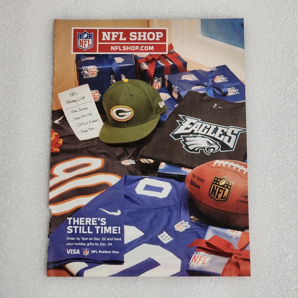 Print Ad NFL Shop football Philadelphia Eagles Green Bay Packers 8x10 2012